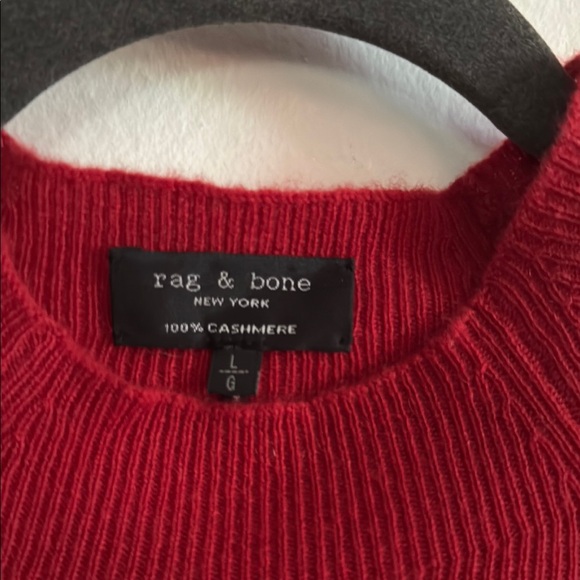Rag & Bone Red 🐢 Turtle Neck Sweater Knit- new without tags! - Picture 2 of 7
